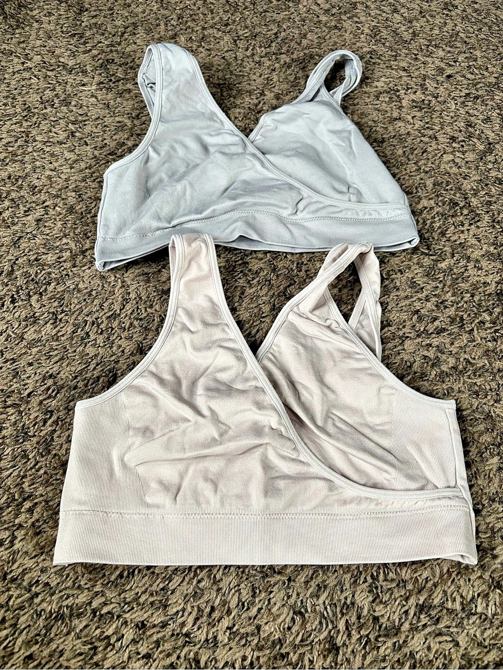 Auden Nursing Unlined Seamless Bra 2-Pack size Small